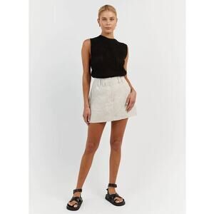 DISSH Denny Crochet Black Knit Top - M